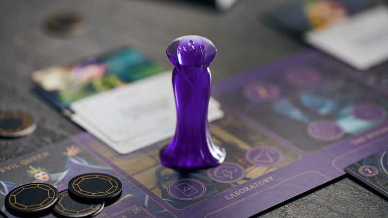 A closer look at the Evil Queen, one of the new characters for Villainous.